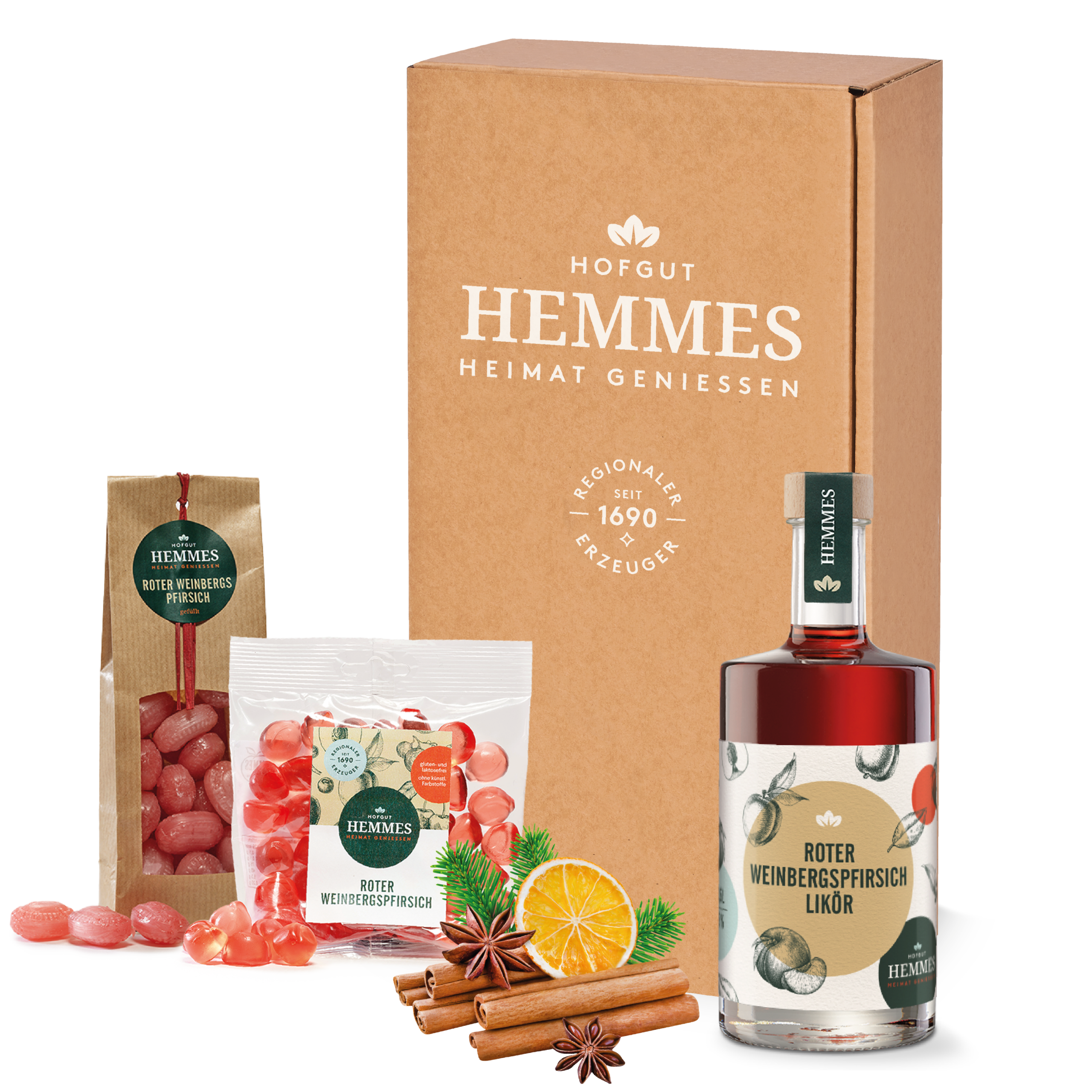 Präsent Roter Weinbergspfirsich