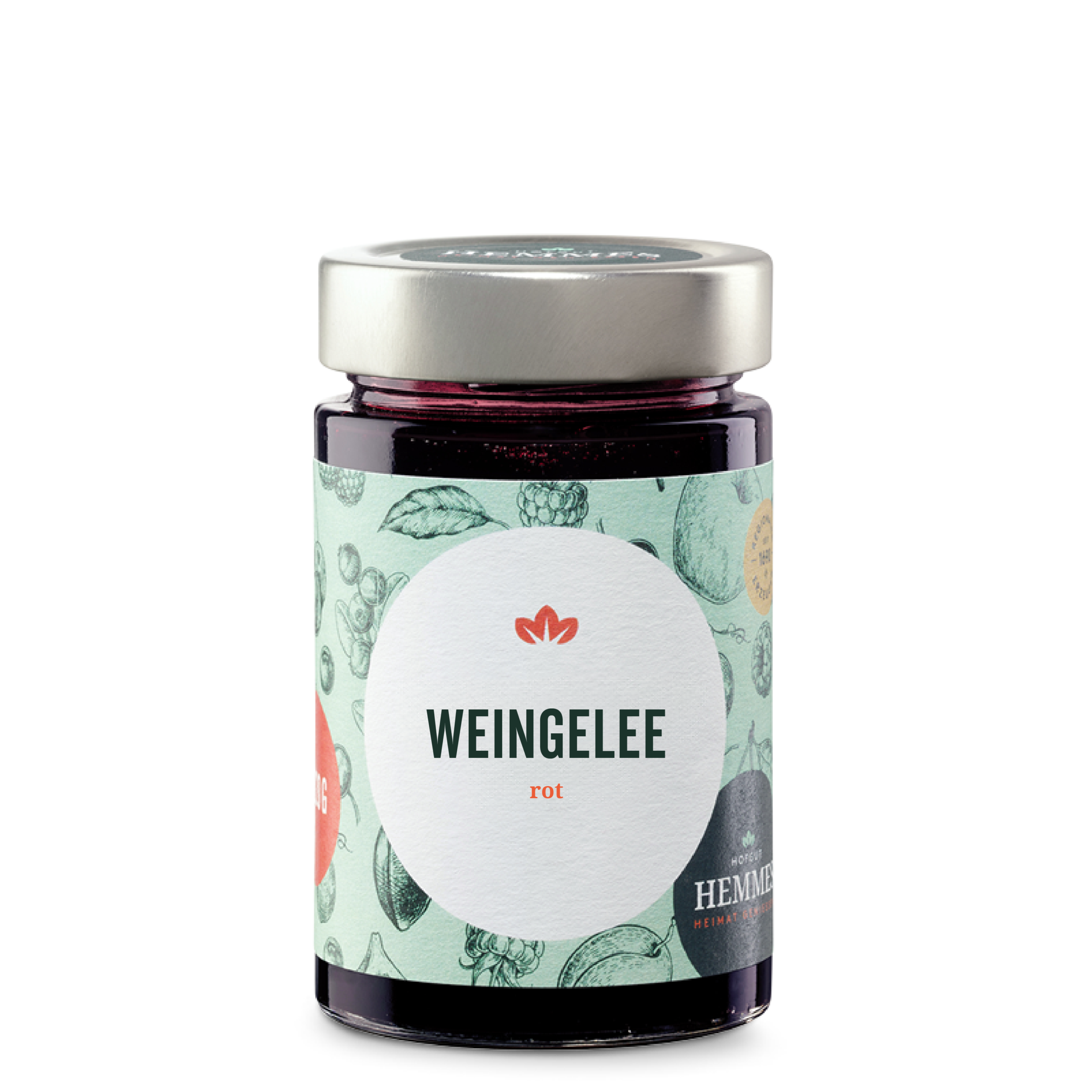 Weingelee rot